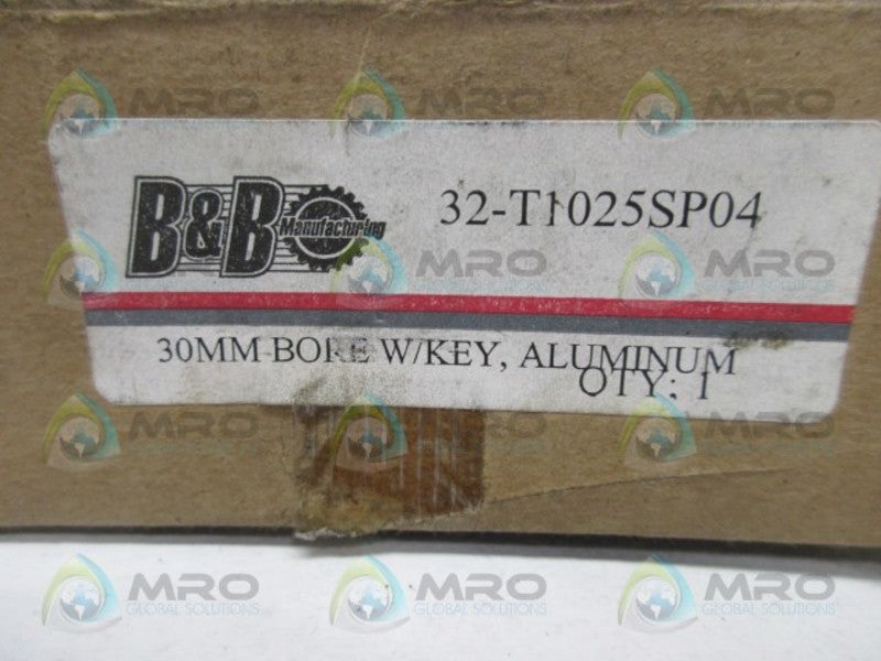 B&B 32-T1025SP04 GEAR 35MM BORE WITH KEY  NSMP