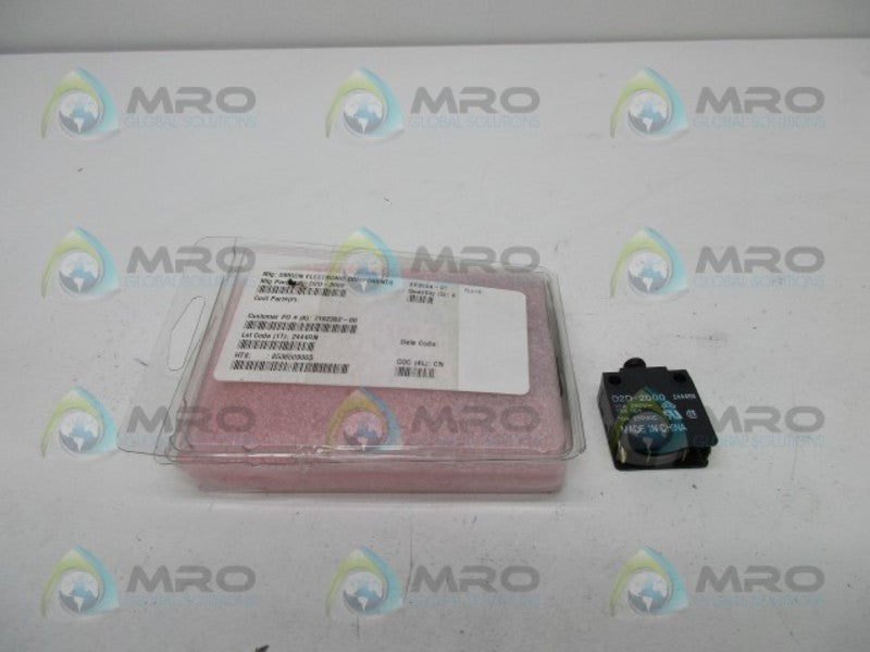 OMRON D2D-2000 INTERLOCK SWITCH (PK OF 4) * NEW IN BOX *