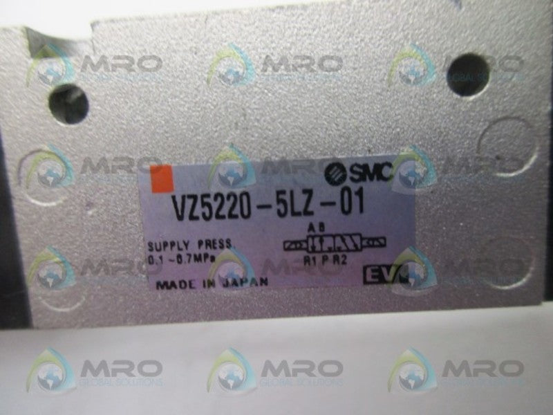 SMC VZ5220-5LZ-01 SOLENOID VALVE  UNMP