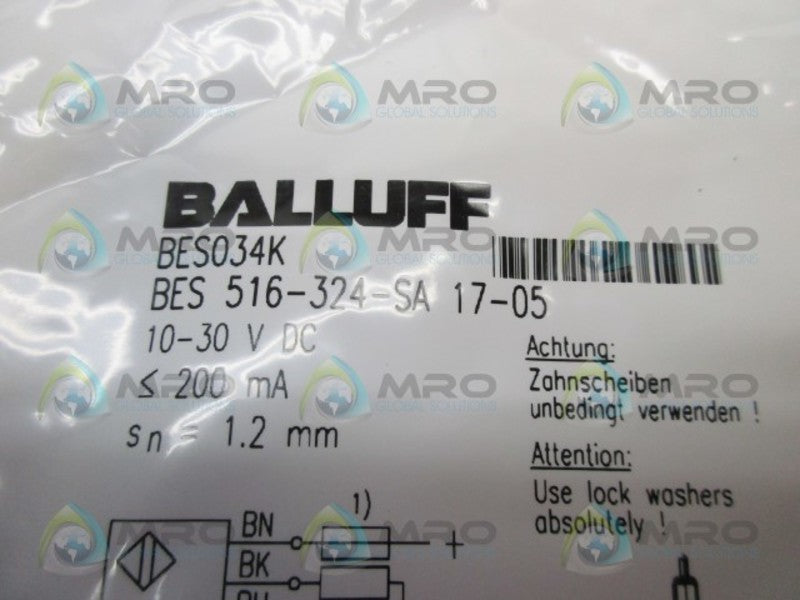 BALLUFF BES516-324-SA-17-05 PROXIMITY SWITCH  NSMP