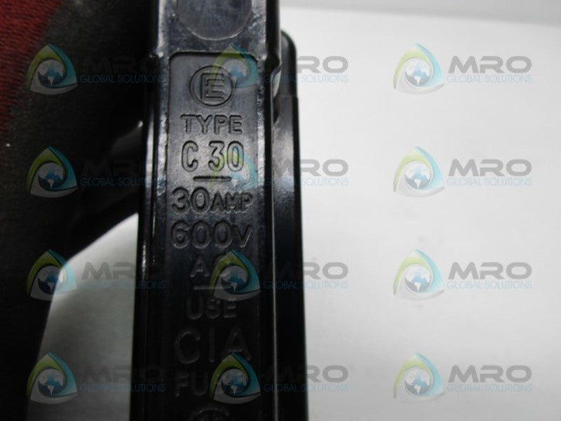 CE TYPE C30 FUSE HOLDER  UNMP