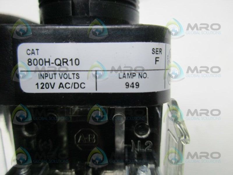 INDUSTRIAL SPARE PART 800H-QR10 SER. F PILOT LIGHT  UNMP