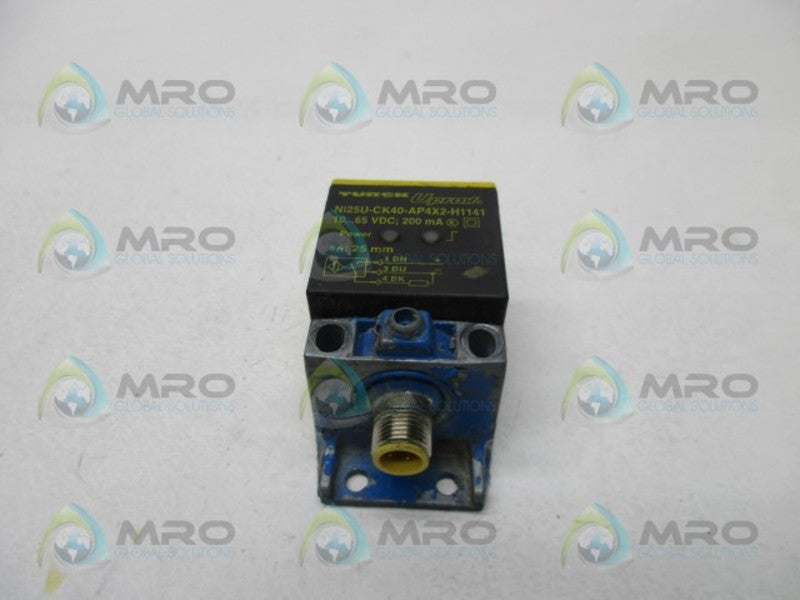 TURCK NI25U-CK40-AP4X2-H1141 PROXIMITY SWITCH  UNMP