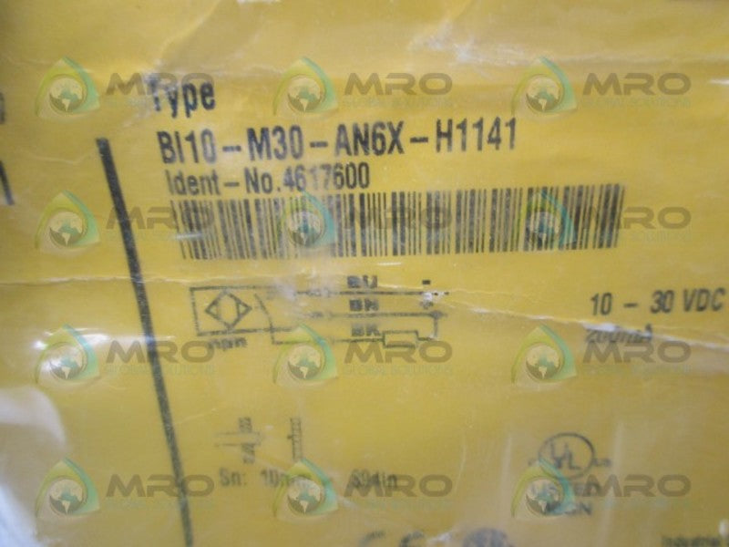 TURCK BI10-M30-AN6X-H1141 * NEW IN FACTORY BAG *