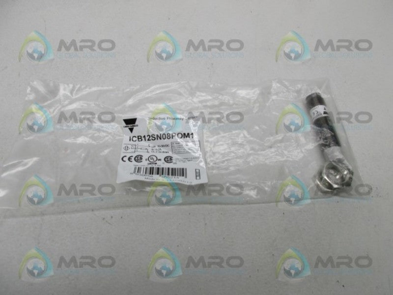 CARLO GAVAZZI ICB12SN08POM1 INDUCTIVE PROXIMITY SENSOR * NEW IN FACTORY BAG *