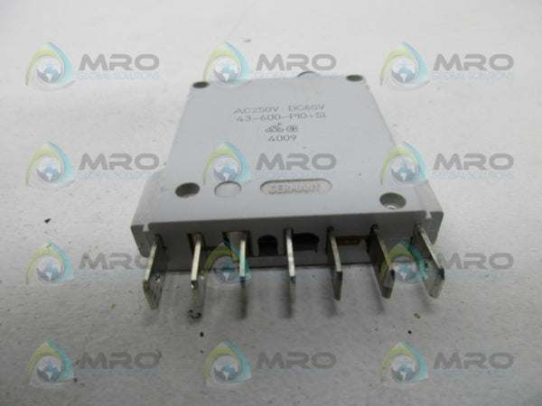 ETA 43-600-P10-SI CIRCUIT BREAKER  UNMP