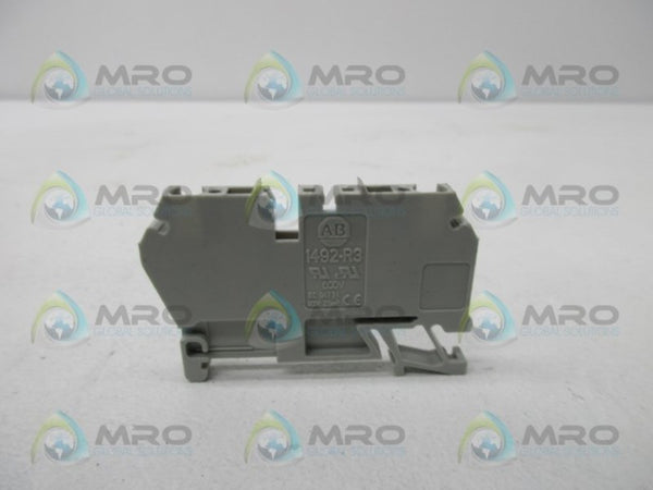 ALLEN BRADLEY 1492-R3 TERMINAL BLOCK  UNMP