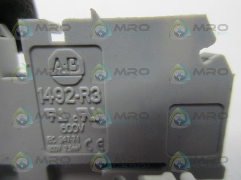ALLEN BRADLEY 1492-R3 TERMINAL BLOCK  UNMP