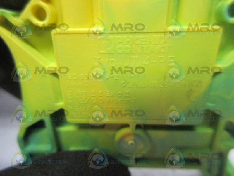 PHOENIX CONTACT UT-4-PE TERMINAL BLOCK  NSNP