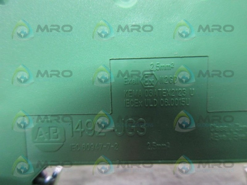 ALLEN BRADLEY 1492-JG3 TERMINAL BLOCK  NSNP