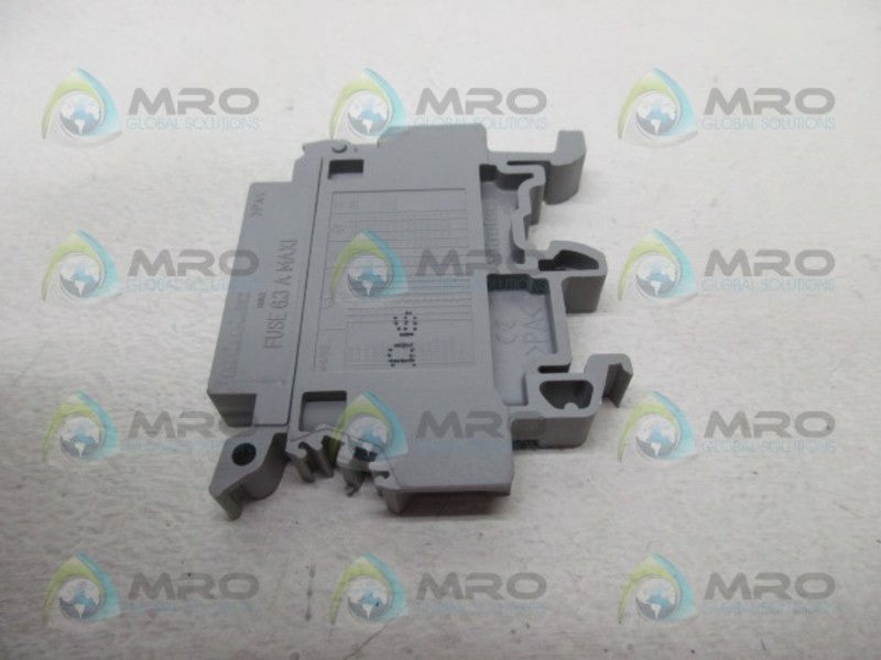 ENTRELEC FUSE 6.3 A MAXI TERMINAL BLOCK  UNMP