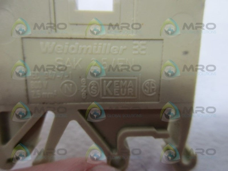 WEIDMULLER SAK-2.5/EN TERMINAL BLOCK  UNMP