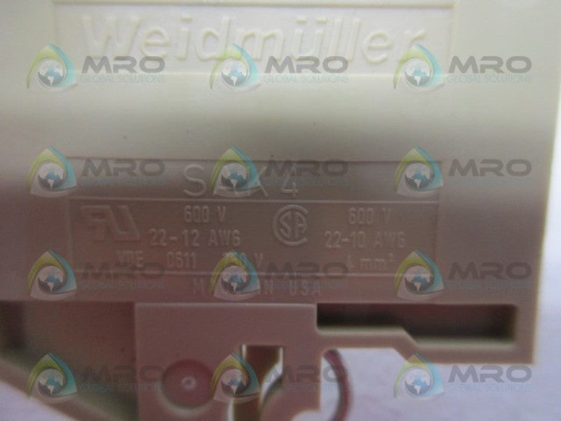 WEIDMULLER SAK-4 TERMINAL BLOCK  UNMP