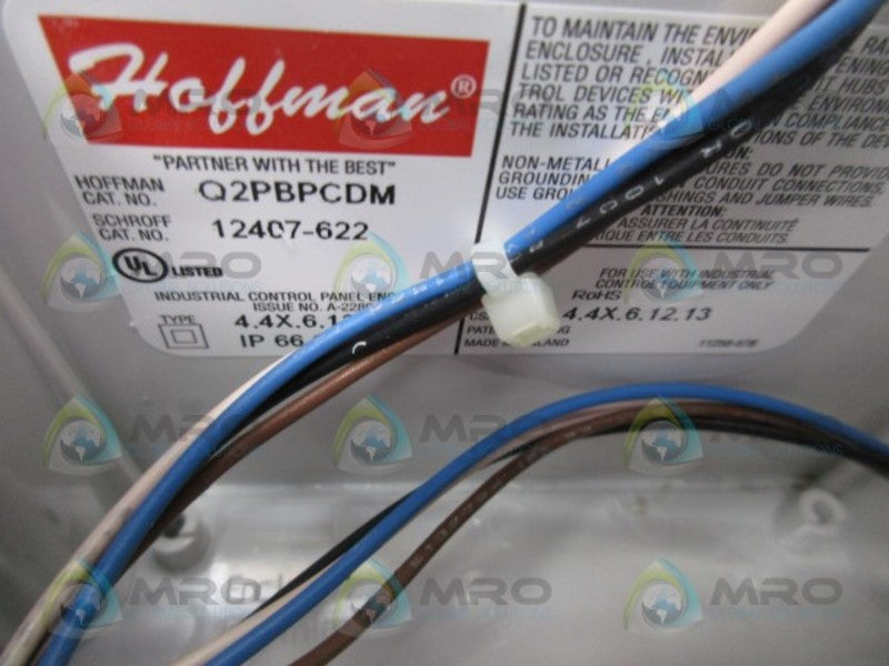 HOFFMANN Q2PBPCDM ENCLOSURE POLYCARBONATE (AS PICTURED)  UNMP