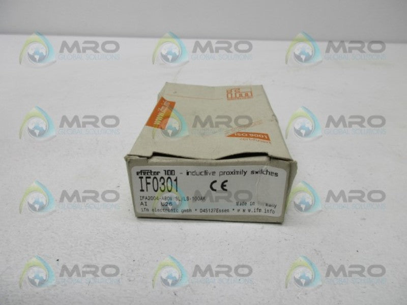 IFM EFECTOR IF0301 PROXIMITY SWITCH INDUCTIVE  NSMP