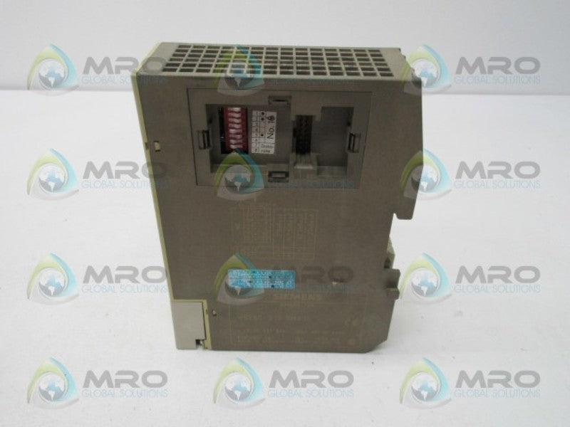 SIEMENS SIMATIC S5 6ES5-318-8MA12 INTERFACE MODULE  UNMP