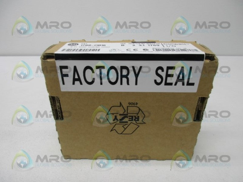 ALLEN BRADLEY 1769-OB16 SER. B F/W 3.1 DATE: 2004 * FACTORY SEALED *