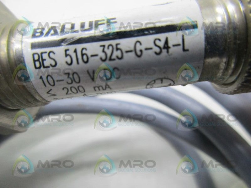 BALLUFF BES516-325-G-S4-L INDUCTIVE SENSOR (AS PICTURED)  UNMP