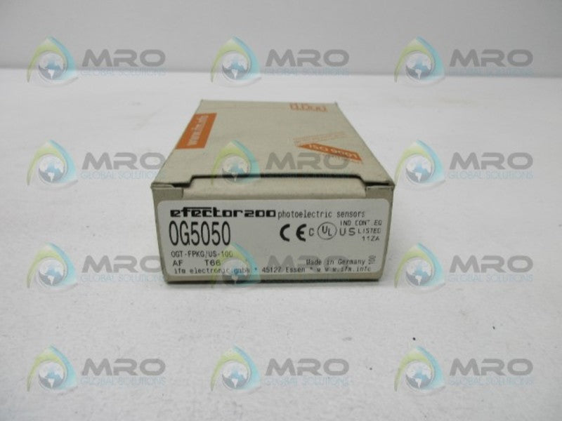IFM EFECTOR OG5050 PROXIMITY SENSOR (NO ACCESSORIES)  NSMP