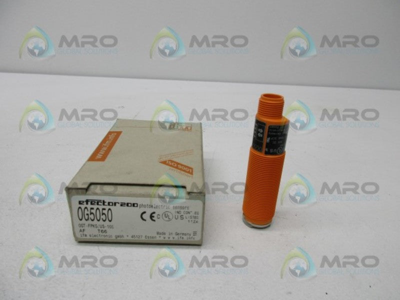 IFM EFECTOR OG5050 PROXIMITY SENSOR (NO ACCESSORIES)  NSMP