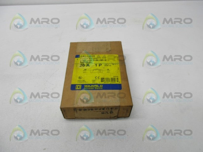 SQUARE D FAL12020 MOLDED CASE CIRCUIT BREAKER * FACTORY SEALED *