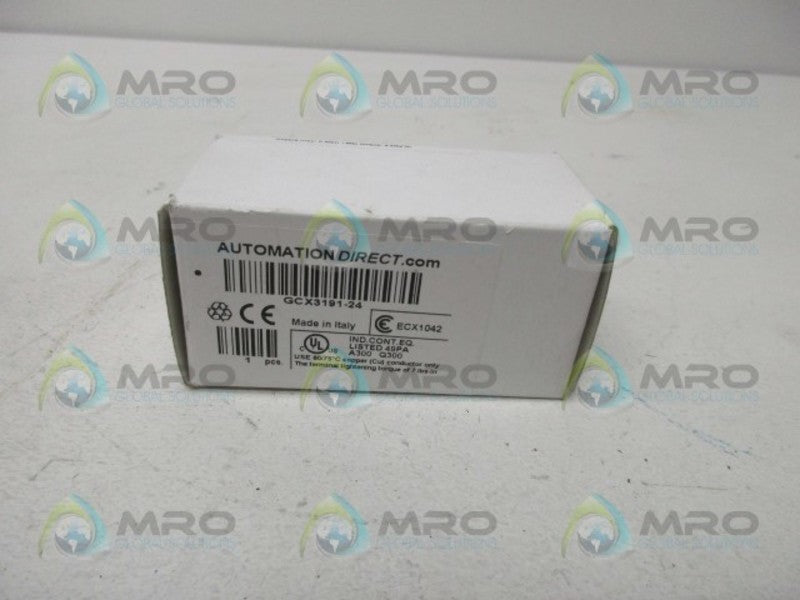 AUTOMATION DIRECT GCX3191-24 PUSHBUTTON (MISSING ACCESSORIES)  NSMP