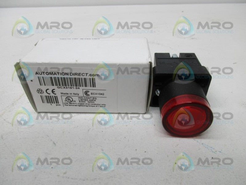 AUTOMATION DIRECT GCX3191-24 PUSHBUTTON (MISSING ACCESSORIES)  NSMP