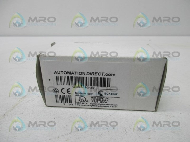 AUTOMATION DIRECT GCX3192-24 PUSHBUTTON (MISSING ACCESSORIES)  NSMP
