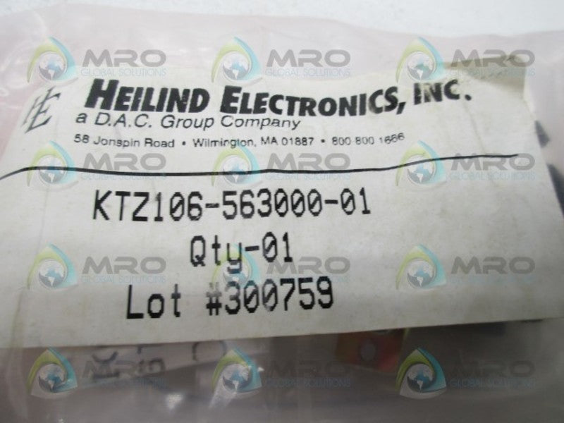 HEILIND ELECTRONICS KTZ106-563000-01 CONNECTOR  NSMP