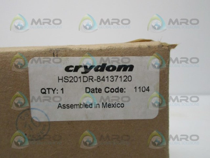 CRYDOM HS201DR-84137120 RELAY HEANT SINK * FACTORY SEALED *