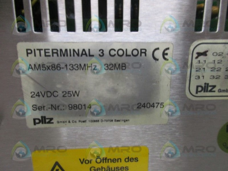 PILZ AM5X86-133MHZ OPERATOR INTERFACE  UNMP