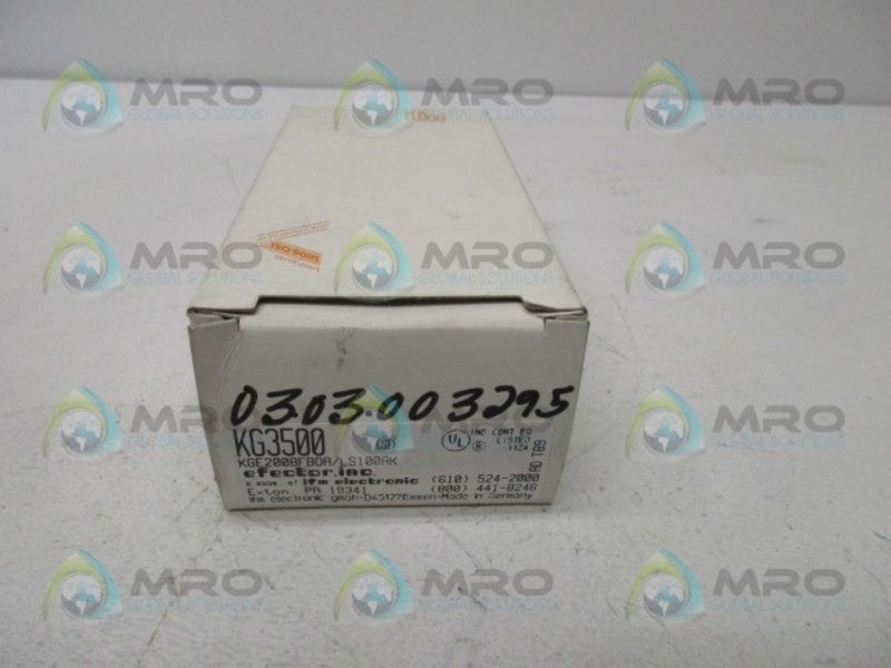 IFM EFECTOR KGE2008FB0A/LS100AK (NO ACCESSORIES)  NSMP