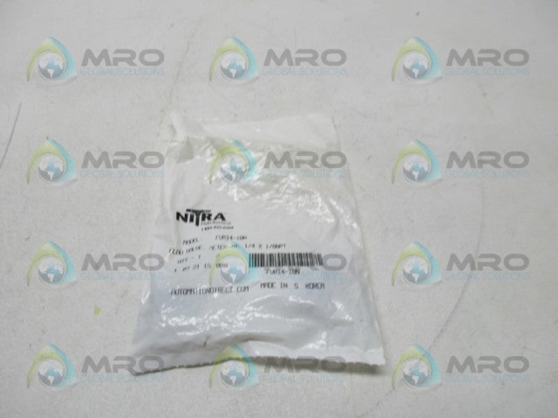 NITRA FVR14-18N ELBOW FLOW CONTROL VALVE (PK OF 2) * NEW IN FACTORY BAG *