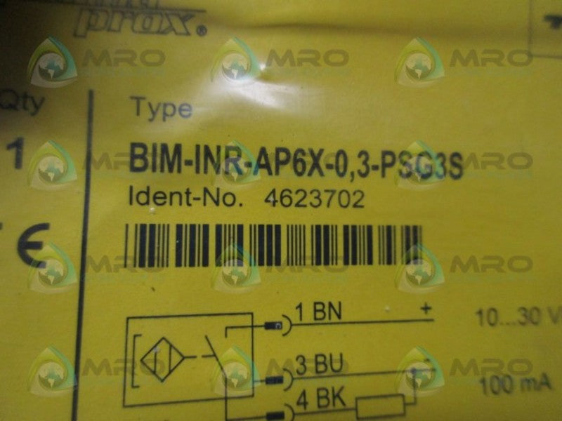 TURCK BIM-INR-AP6X-0,3-PSG3S PROXIMITY SENSOR  NSMP