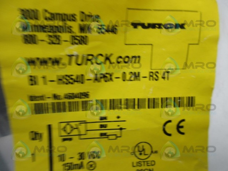 TURCK BI1-HSS40-AP6X-0.2M-RS-4T PROXIMITY SWITCH  NSMP