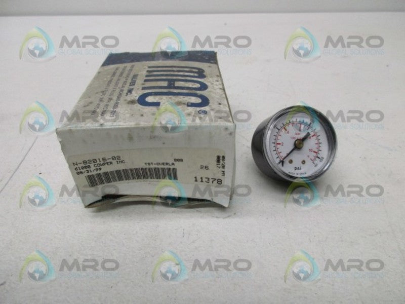 MAC N-82016-02 PRESSURE GAUGE (NO ACCESSORIES)  NSMP