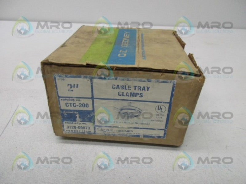 OZ GEDNEY CTC-200 CABLE TRAY CLAMPS 2"  NSMP