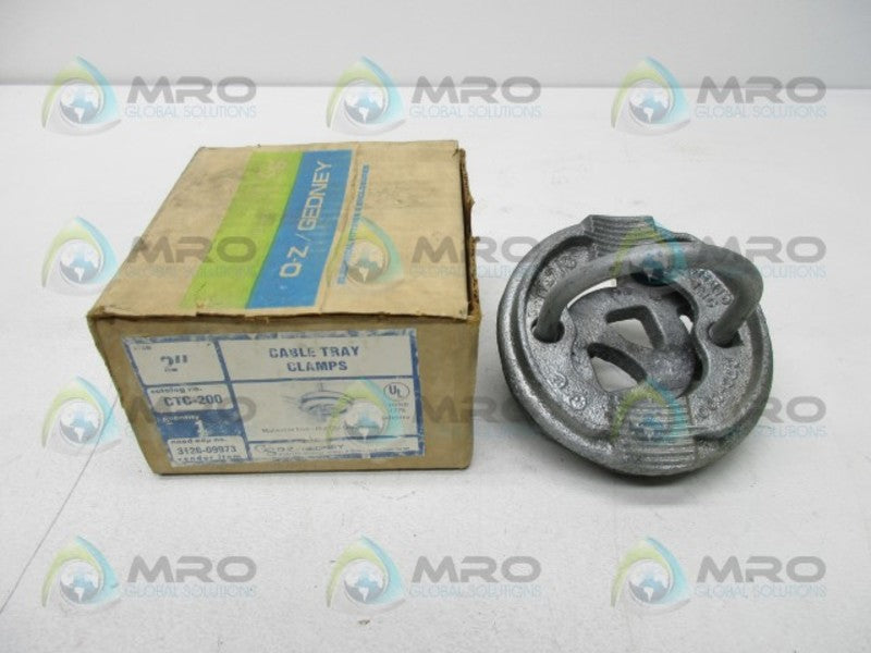 OZ GEDNEY CTC-200 CABLE TRAY CLAMPS 2"  NSMP