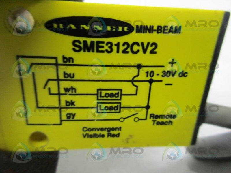 BANNER ENGINEERING SME312CV2 MINI BEAM (AS PICTURED)  UNMP