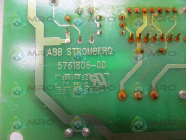 ABB 5761806-0D PCB CIRCUIT BOARD  UNMP