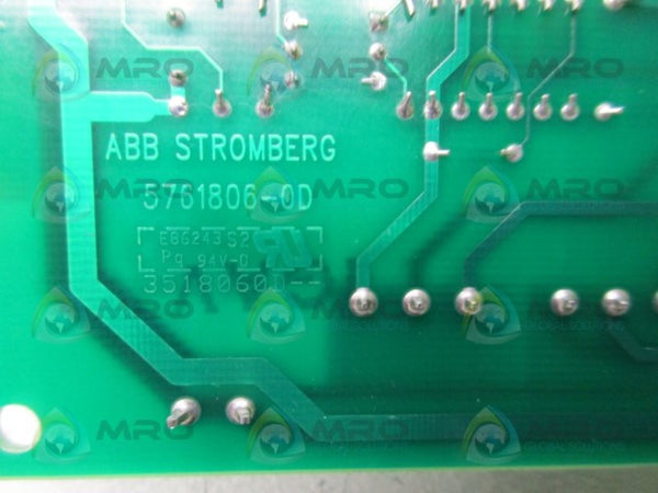 ABB 5761806-0D PCB CIRCUIT BOARD  NSMP