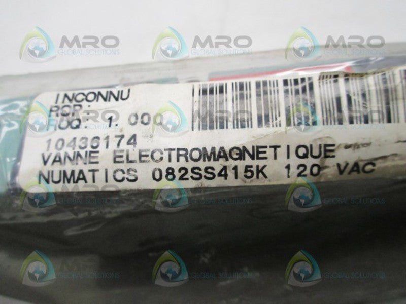 NUMATICS 082SS415K SOLENOID VALVE * NEW IN FACTORY BAG *