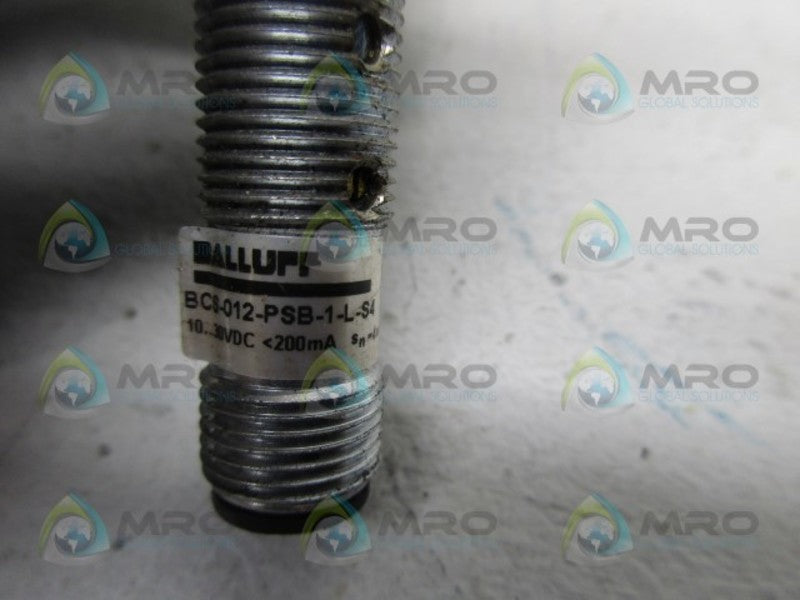 BALLUFF BCS-012-PSB-1-L-S4 CAPACITIVE PROXIMITY  UNMP