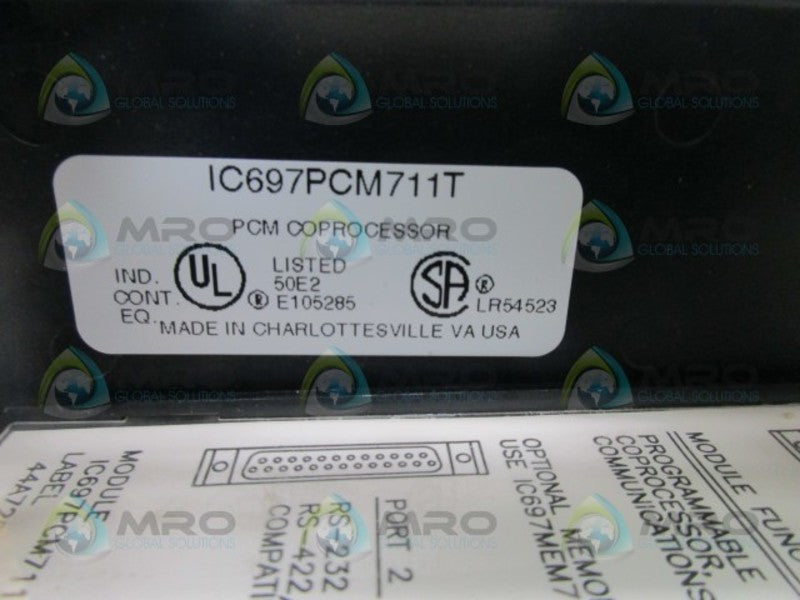 GE FANUC IC697PCM711T PRG COPROCESSOR  UNMP