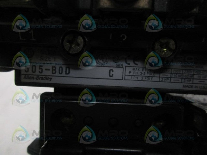 INDUSTRIAL SPARE PART 505-B0D SER. C STARTER REVERSING  UNMP