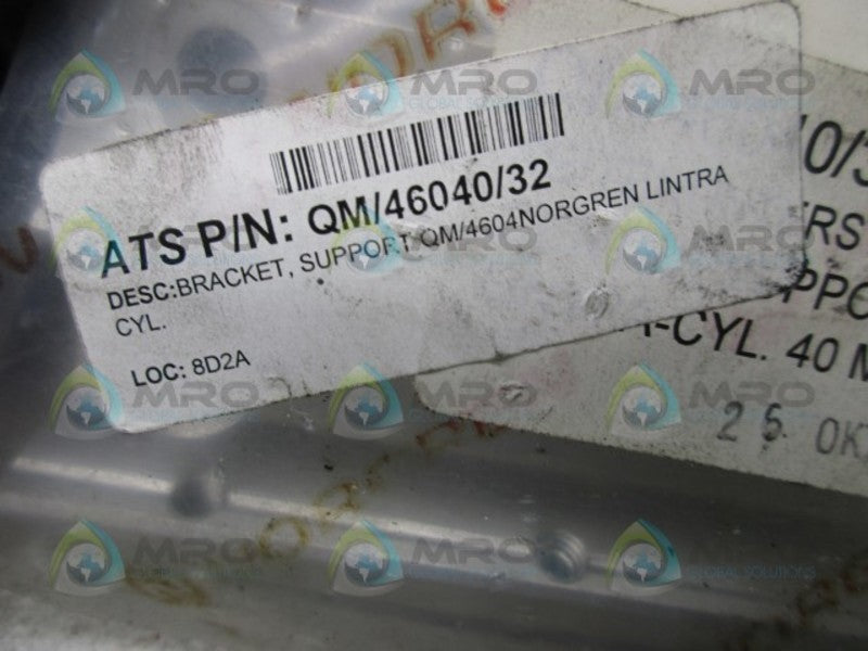 NORGREN QM/46040/32 LINTRA CENTRE SUPPORT * NEW IN FACTORY BAG *