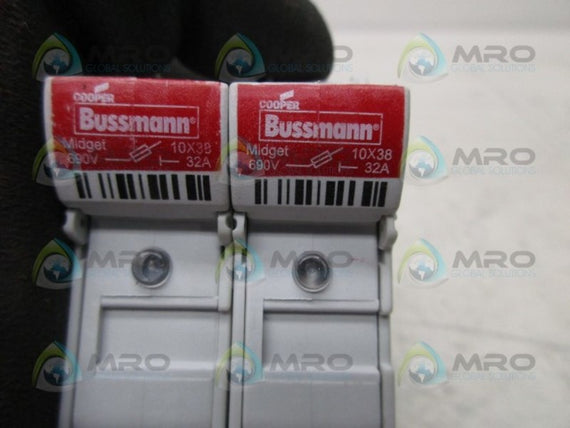 BUSSMANN 10X38 FUSE HOLDER * USED *