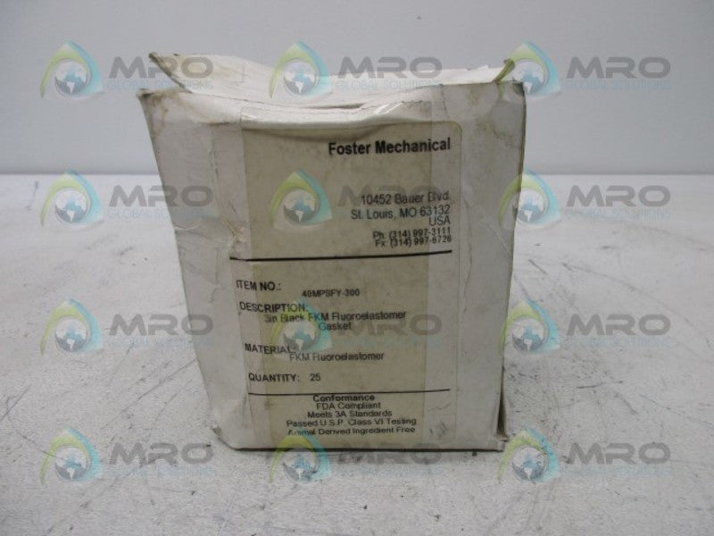 DIXON 40MPSFY-300 FKM GASKET 3" (BOX OF 25)  NSMP