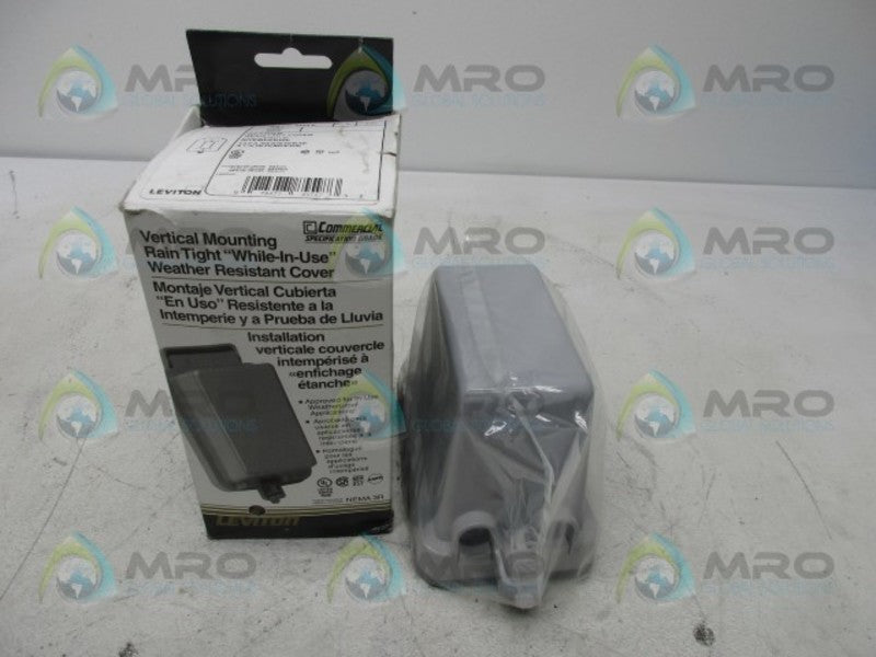 LEVITON 5977-DGY WALLPLATE COVER  NSMP
