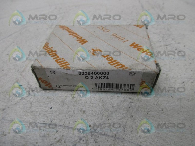 WEIDMULLER Q2AKZ4 CROSS CONNECTOR 2 POLE (BOX OF 50)  NSMP